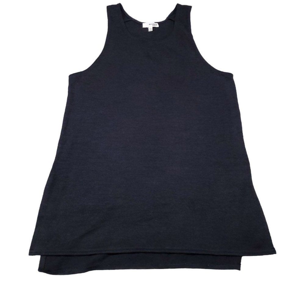 Aritzia Wilfred Free Burnette Racerback Tank Top Heathered Black Size XXS 2XS